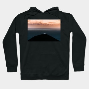 Lonely House by the Sea during Sunset - Landscape Photography Hoodie